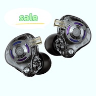 KZ Gale Earphones HiFi Gaming In-Ear Headphones Wired IEM Earbuds Dual Headsets Condenser With Mic D
