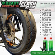 Beast Flash Tubeless Tire 60/80-14, 70/80-14, 80/80-14, 80/90-14, 90/90-14, 100/80-14, 110/80-14 125
