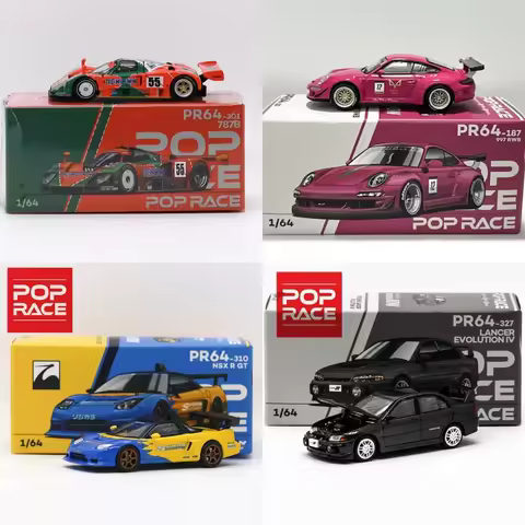 Pop Race 1:64 Pandem EG6 Mk5 RX7 RX8AMEMIYA LPI 800 SILVIA S13 DBX LANCER EVO 787B 1991 LeMans NSX-R