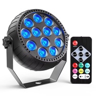 12x3w mini LED Battery RGB Round Par Light Full Color 3in1 RGB Vibrant colorful lighting effects sta