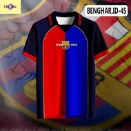 MICAN Jersey FC Barcelona Split Design Merah Biru 1899-1999 GLOWRICH - 45