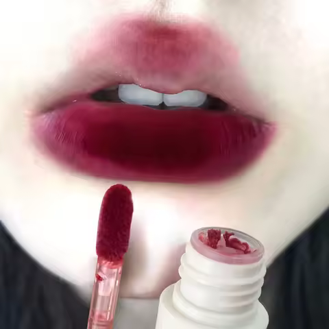Matte Velvet Lip Gloss Waterproof Liquid Lipstick Nude Brown Lips Tint Mud Makeup Latte Coffee Lip G