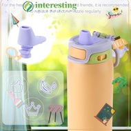 INTERESTING 2pcs Water Bottle Silicone Mouthpiece, Silicone Durable Replacement Mouthpiece, Water Bo