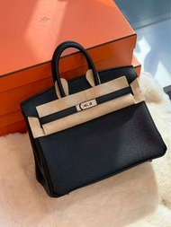Hermes⭐️Birkin 25 黑銀 togo stamp K