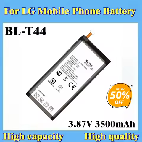 100% New High Quality Phone Battery 3.87V 3500mAh BL-T44 For LG Stylo 5 K50 K51 Q60 K40S X6-2019 X6 