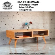 Minimalist TV rack, wooden TV rack, TV table 02