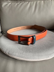 Ted Baker belt 皮帶 腰帶 橙色 (not LV Gucci BV Hermes)