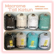 KATUN 1KG Cotton rope 3mm 1 kg Cotton Macrame rope big ply butterfly Premium Macrame Cotton rope rop