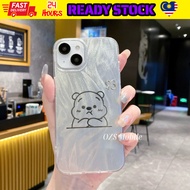 Oppo A38 A54 A57 2022 A58 A60 A77s A78 A79 A93 A98 fon sarung kur omi kitty pooh sanrio feather case