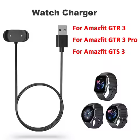 Portable Accessories Smart Adapter Charger USB Charging Cable For Amazfit GTR3 GTS3 GTR3 Pro