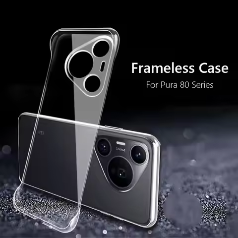 For Huawei Pura 80 Pro Frameless Slim Clear Hard Back Cover Case For Huawei Pura 80 Pro Plus Ultra S