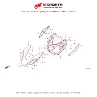 Front Cover(Fs150Fn,Fs150Fan) (F-44-1-A) HONDA Winner X (2022+) (K2P) Parts Catalogue