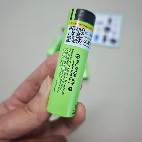 NCR18650B 3.7v 3400mAh 18650 Lithium Rechargeable Batteries Flat Top with Charger Reusable High Capa