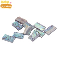 YUMEIREN ​10Pcs ​Guitar Inlay Material​, ​Sheet Form ​Colorful Abalone Shell Inlay​, Abalone Shell ​