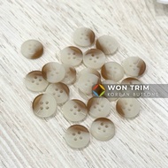 Faux Horn Button HA-214 11.5mmnatural