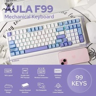 Aula Gaming Keyboard Rgb Mechanical Keyboard Aula F99 Bluetooth5.0/2.4g Wireless/wired Hot Swap Pbt 