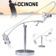 OCINONE Kinetic Fishing Sculpture, Handmade Desk Ornament The Fisherman Balancing Sculpture, Creativ