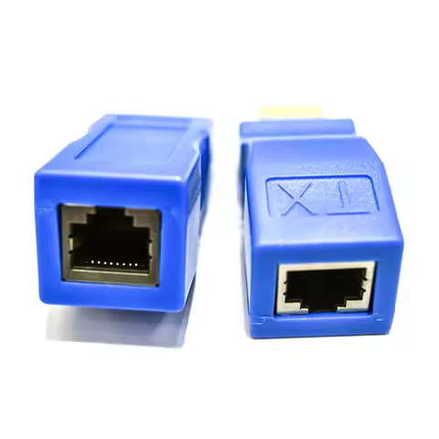 4K HDMI-compatible Extender to RJ45 LAN Network Extension TX RX Cat5e CAT6 Ethernet Cable 30M For PS