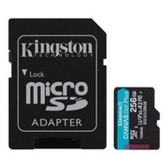 新風尚潮流【SDCG3/256GB】 金士頓 256GB Micro SDXC U3 A2 記憶卡 每秒讀170MB
