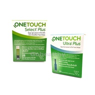 แผ่นตรวจน้ำตาล วันทัช ONETOUCH Blood Glucose Monitor Strips วันทัช แถบตรวจน้ำตาล ที่สำหรับเครื่อง ON