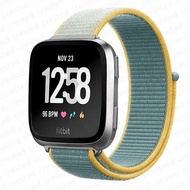 สำหรับ Fitbit Sense 2 /Fitbit Sense /Fitbit Versa 4 /Fitbit Versa 3สายรัดข้อมือเปลี่ยนห่วงไนลอนนุ่มป