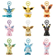 Daigou Pokémon Poké Ball Buckle Plush Pendant Eevee Fairy Eevee Moon Eevee Trendy Play