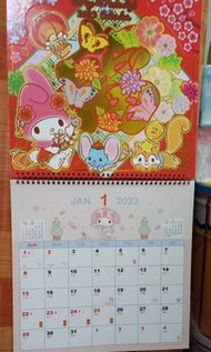 My Melody 2023年福字掛曆