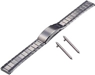 20mm 316LStainless Steel Flat link vintage Watch Band Strap Bracelet Fit For Seiko Casio RlX Omega Speedmaster Universary Watch