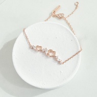 Jewellista สร้อยข้อมือ Tessy ประดับพลอย CZ