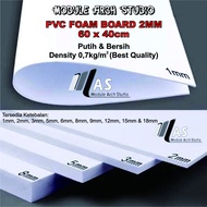 PVC 2mm / PVC Foam Board 2mm 60x40cm