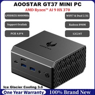 AOOSTAR GT37 AMD Ryzen™ AI 9 HX 370 Mini PC LPDDR5X 8000MHz PCIe4.0 SSD WiFi7 Gaming PC