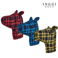 Korea Korea INGGI Golf Putter Cover Putter Cover Cartoon Horse Golf Putter Cover In-Line Putter Cove