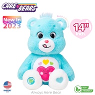 🇺🇸USA🇺🇸𝑵𝒆𝒘 𝟐𝟎𝟐𝟑♻️พร้อมส่ง❤️‍🔥 ตุ๊กตาแคร์แบร์ รุ่นใหม่ Care Bears Always Here Bear 🩵สีละมุนตุ่น😋  Eco