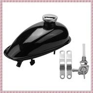 (WBNC) 2L Motorized Bike Motorcycle Fuel Tank Fit for 49Cc 50Cc 60Cc 66Cc 80Cc Engine Motorized Bike