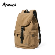 MOYYI 23L Large Outdoor Backpack For Men Flip Cover Drawstring Waterproof Oxford 16 Inch Laptop Comp