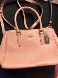 coach粉紅小手袋