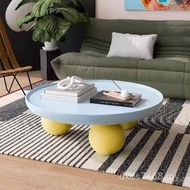 Creative Tea Table Coffee Table Other Cream Household French B & B Round Dopamine Table Coffee Table