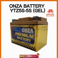 ONZA BATERI BATTERY LAGI TAHAN CHROME GOLD YTZ5S YTZ5 YTZ5S-BS GEL BATTERY LC135 Y15 SRL115 STL110 L