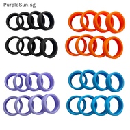 PurpleSun 8Pcs Luggage Wheels Protector Silicone Luggage Accessories Wheels Cover For Most Luggage Reduce Noise For Travel Luggage SG