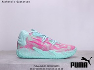 พูม่า PUMA MB.01 LaMelo Ball Generation High-Top Basketball Lifestyle Sneakers รองเท้าบุรุษและสตรี ร