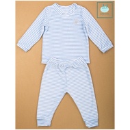 3y littlelove blue fur ribbed long-sleeved clothes