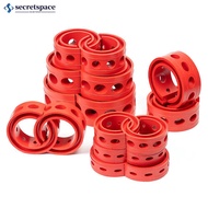 SECRETSPACE Car Shock Absorber Spring Bumper Power Cushion Buffer Auto Buffer Red Buffer Pad Type A/