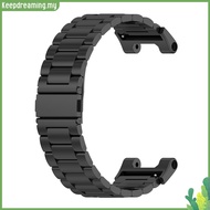 ✿ keepdreaming ✿  NEW Stainless Steel Watch Strap for Amazfit T-Rex Pro/Amazfit T-Rex (Black)