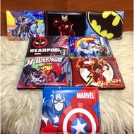 Codey5Y9k original picture wallet from anton hilmanto printing motif D6 super hero character and Jap