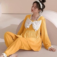 Set Piyama Kerah Babydoll/Piyama Muslimah Terbaru/Piyama Wanita Import Murah/Piyama Premium Babydoll