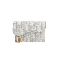 [二手] Dior 馬鞍花形卡包 S5611CTZQ_M932