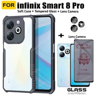 For  infinix Smart 8 Pro Phone Case infinix Hot 40 40i 40 Pro Smart 8 HD Anti-Spy Privacy Tempered Glass soft film