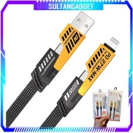 Kabel Data 4 in 1 Convertible Metal Fast Data Cable Braided Cable 65W 3.9ft USB C USB A, Charging