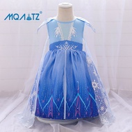 MQATZ 1st Baby Kids Frozen Dress For Toddler Birthday Party Little Girls Princess Anna Dress Children Carnival Ball Gown Costume BX1730