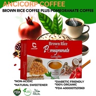Brown Rice Coffee Mix with Pomegranate Roasted Brown Rice Caffeine-Free Healthy Drink Coffee